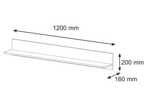 miniaturka Meblościanka Kismet D Dąb Artisan