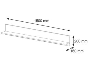 miniaturka Meblościanka Kismet B do Pokoju Dziennego Klasyczna