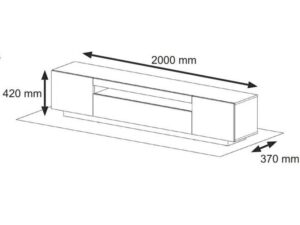 miniaturka Meblościanka Kismet D Dąb Artisan