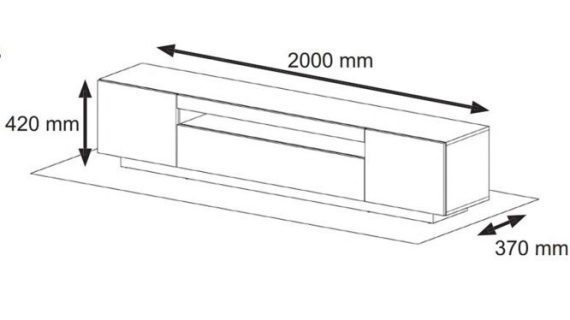 miniaturka Meblościanka Kismet B do Pokoju Dziennego Klasyczna