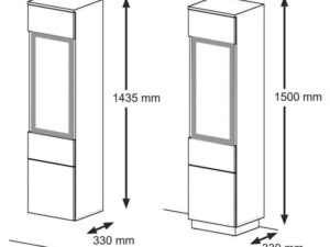 miniaturka Witryna Kismet 150 cm Wisząca Dąb Artisan
