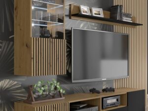 miniaturka Meblościanka Merve D Innowacyjna do Pokoju Dziennego