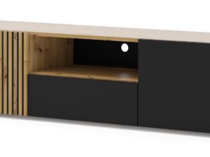 miniaturka Zestaw Mebli Merve A Nowoczesny z Lamelowanymi Frontami