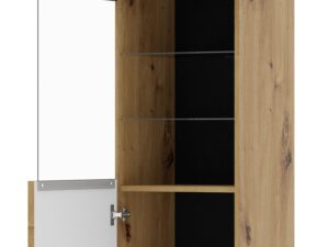 miniaturka Zestaw Mebli Merve A Nowoczesny z Lamelowanymi Frontami