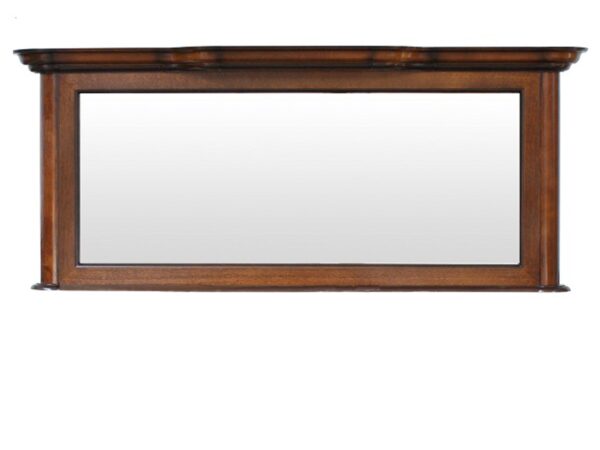 Klasyczne lustro z rama drewnianą