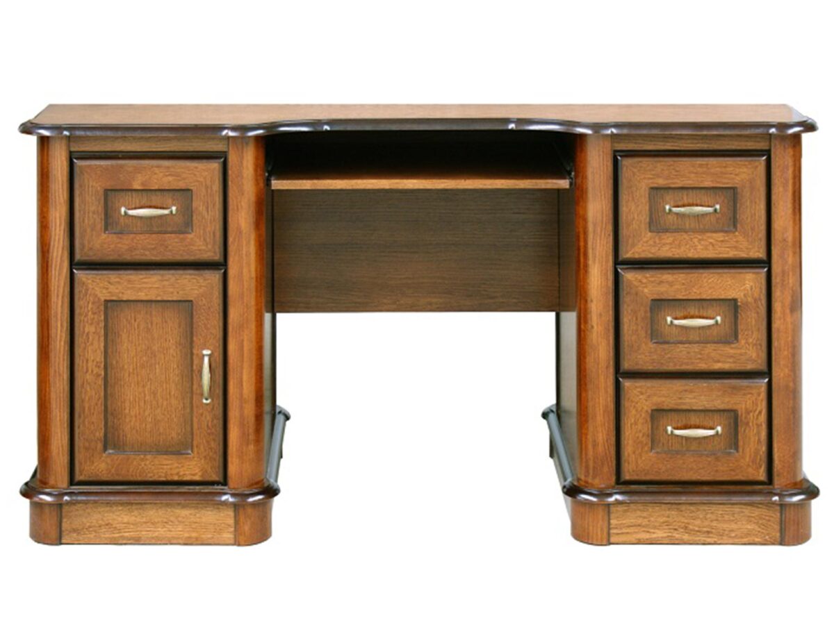 Klasyczne Biurko Eleganckie Czereśnia Bawaria B28