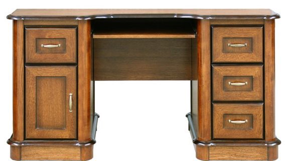Klasyczne Biurko Eleganckie Czereśnia Bawaria B28