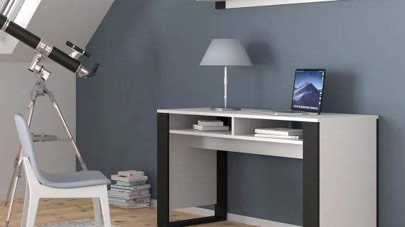 miniaturka Biurko Takoz Praktyczne z Dwoma Półkami