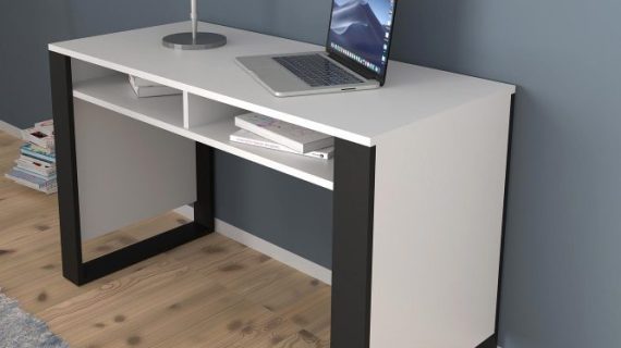 miniaturka Biurko Takoz Praktyczne z Dwoma Półkami