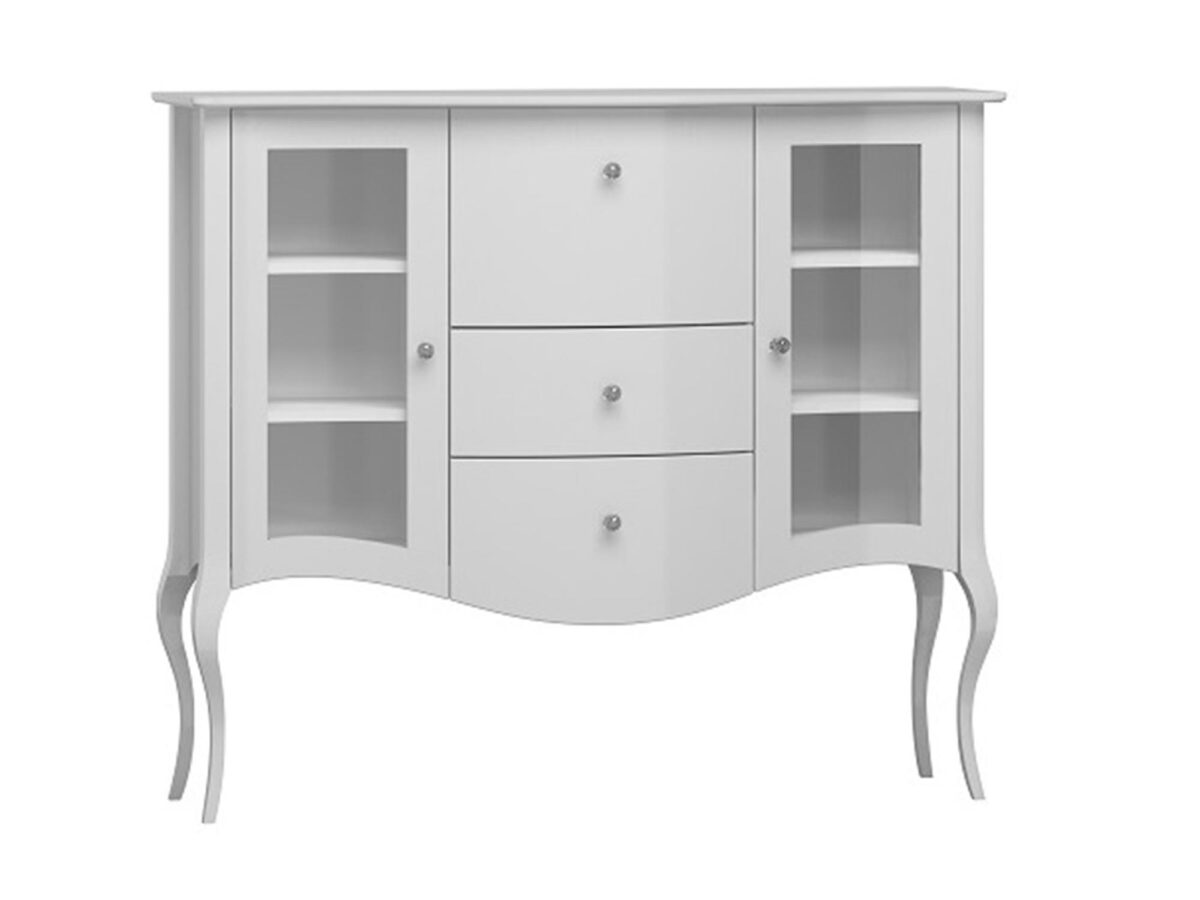 Komoda z Funkcją Witryny Barocco New BN07 Połysk