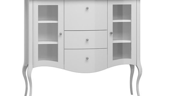 Komoda z Funkcją Witryny Barocco New BN07 Połysk