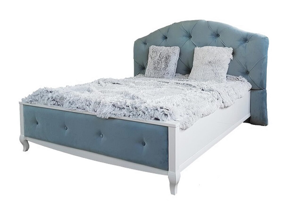 Łóżko Pikowane Połysk Barocco New BN15 160cm