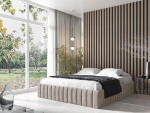 miniaturka Przytulne Łóżko TRUSKAWKA Tapicerowane