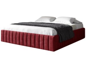 Przytulne Łóżko TRUSKAWKA Tapicerowane