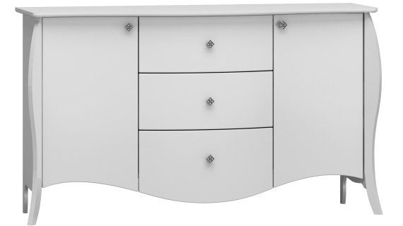 Szeroka Komoda 143 cm Barocco BR05 Połysk