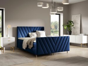 miniaturka Łóżko Aveline Plus z Dekoracyjnym Zagłówkiem