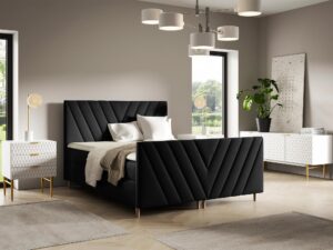 miniaturka Łóżko Aveline Plus z Dekoracyjnym Zagłówkiem