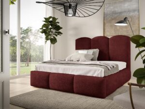 miniaturka Łóżko JOWISZ Tapicerowane z Pojemnikiem na Pościel