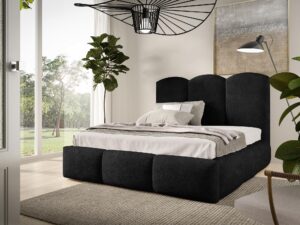 miniaturka Łóżko JOWISZ Tapicerowane z Pojemnikiem na Pościel