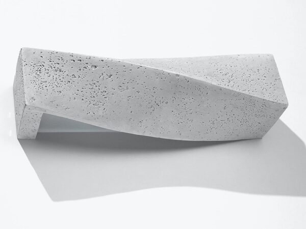 Lampa ścienna LED z betonu architektonicznego, styl minimalistyczny