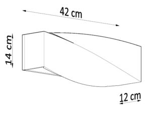 miniaturka Betonowy Kinkiet SHINE o Nowoczesnym Designie