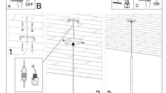 miniaturka Biała Lampa z stalowej serii PERSEO 1