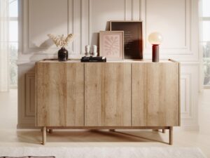 miniaturka Komoda Baro na Drewnianych Nóżkach