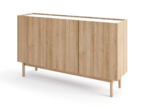 miniaturka Komoda Baro na Drewnianych Nóżkach