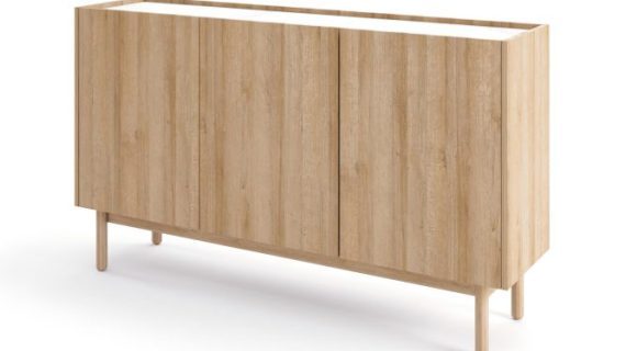 miniaturka Komoda Baro na Drewnianych Nóżkach