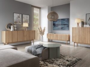 miniaturka Stolik Nocny Baro z Marmurowym Blatem