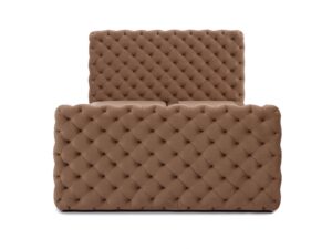 miniaturka Kontynentalne Łóżko FASCINO w Stylu Chesterfield