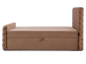 miniaturka Kontynentalne Łóżko FASCINO w Stylu Chesterfield