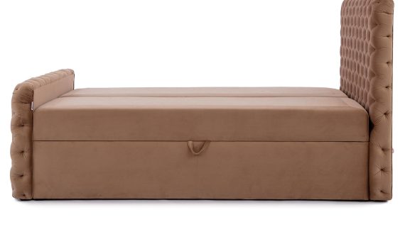 miniaturka Kontynentalne Łóżko FASCINO w Stylu Chesterfield