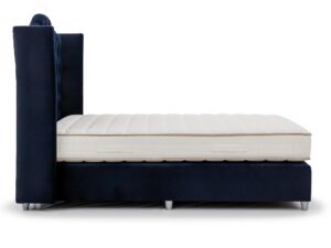 miniaturka Łóżko PIATTO z Ozdobnym Zagłówkiem w Stylu Chesterfield