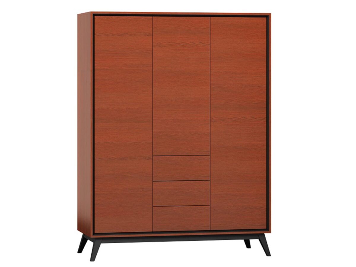 Szafa 3-Drzwiowa Retro Kasztan Boston BS14