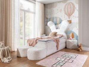 miniaturka Nowoczesne Łóżko Dziecięce LIEBRE z Pojemnikiem