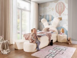 miniaturka Nowoczesne Łóżko Dziecięce LIEBRE z Pojemnikiem