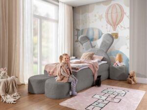 miniaturka Nowoczesne Łóżko Dziecięce LIEBRE z Pojemnikiem