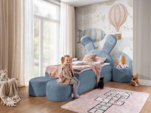 miniaturka Nowoczesne Łóżko Dziecięce LIEBRE z Pojemnikiem