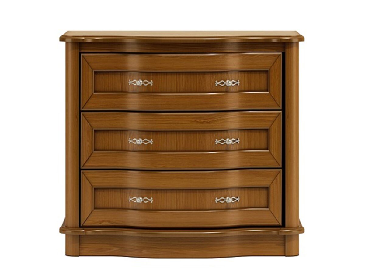 Klasyczna Komoda w Stylu Dąb Orzech Caren C04