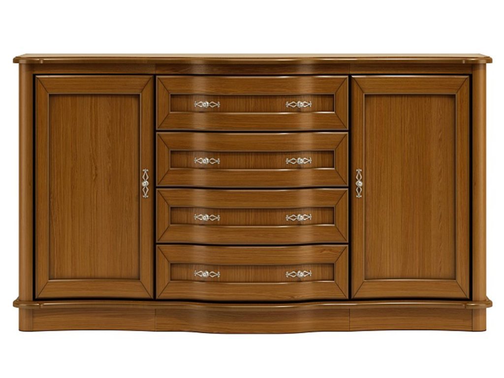 Klasyczna Komoda Dąb Orzech Caren C08