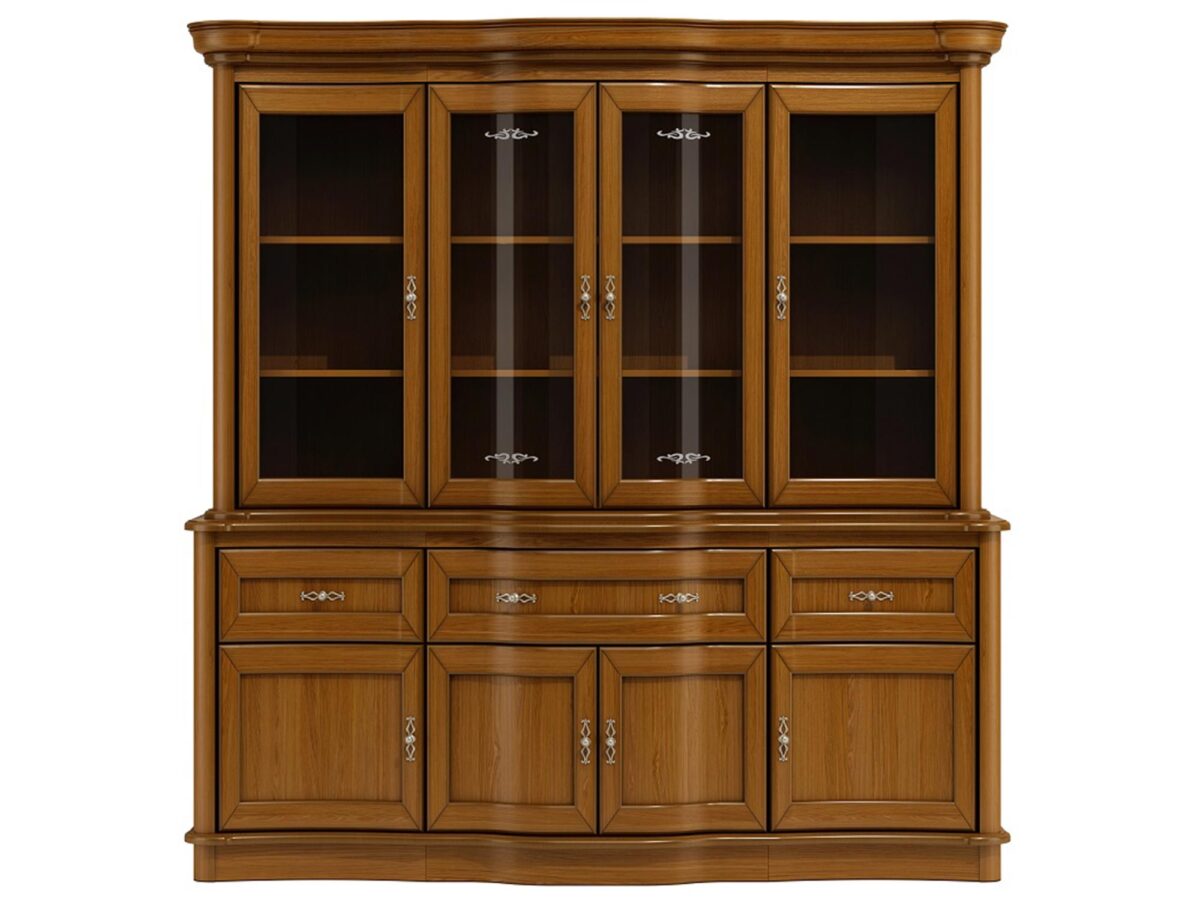 Elegancka Witryna Dąb Orzech Caren C24+C25