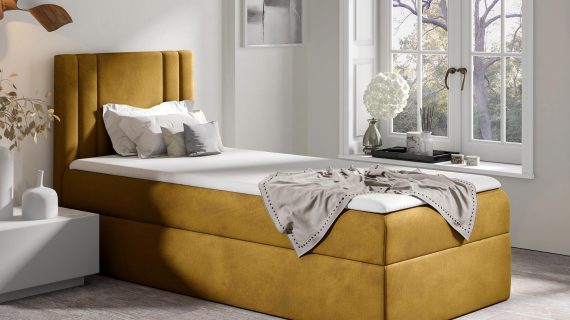 miniaturka Eleganckie Łóżko LEGATO Kontynentalne