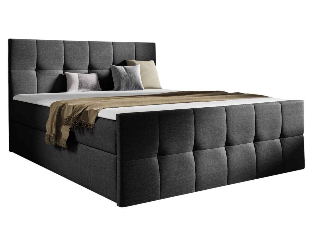 Łóżko Kontynentalne Fiore z Eleganckim Pikowaniem