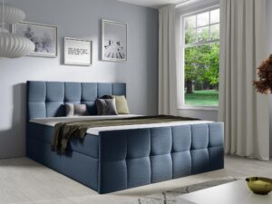 miniaturka Łóżko Kontynentalne Fiore z Eleganckim Pikowaniem