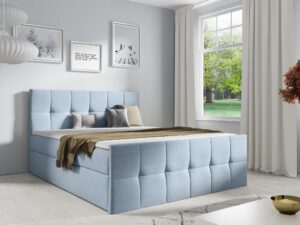 miniaturka Łóżko Kontynentalne Fiore z Eleganckim Pikowaniem