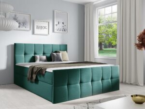 miniaturka Łóżko Kontynentalne Fiore z Eleganckim Pikowaniem