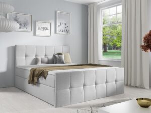 miniaturka Łóżko Kontynentalne Fiore z Eleganckim Pikowaniem