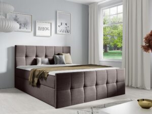 miniaturka Łóżko Kontynentalne Fiore z Eleganckim Pikowaniem