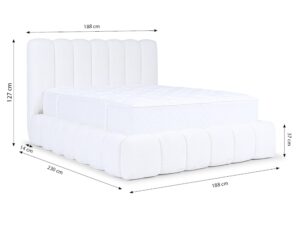 miniaturka Łóżko ANGELA Luksusowy Styl Glamour